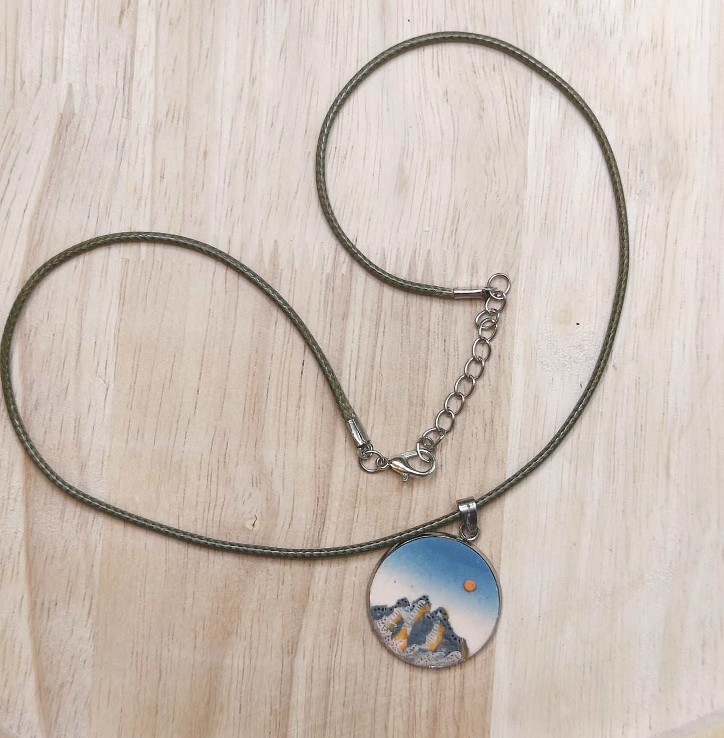 Handmade Necklace Inspired by the Tre Cime di Lavaredo in the Dolomites