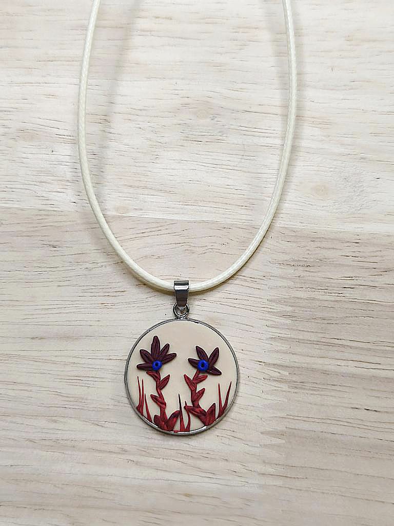 grape woodbine necklace