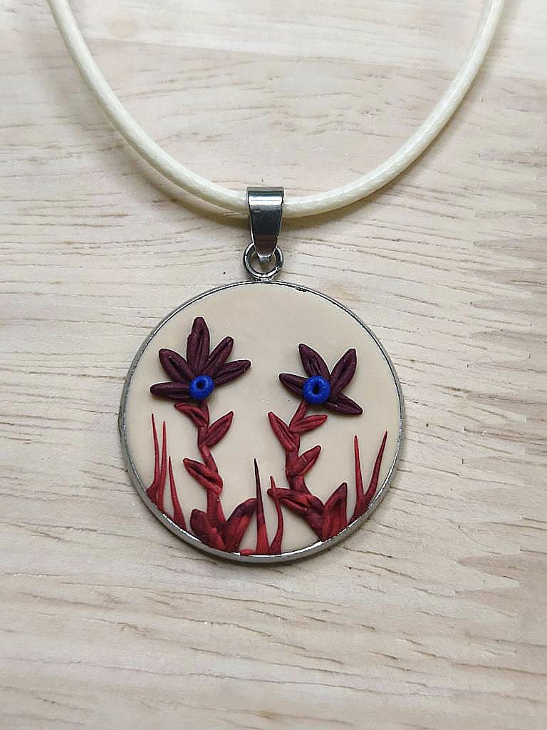 grape woodbine necklace