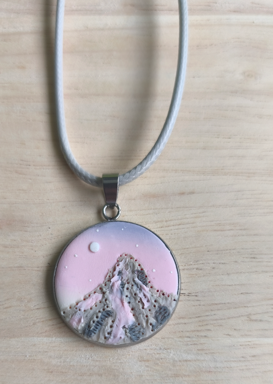 Handmade Necklace Inspired by the Matterhorn Mountain